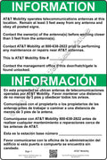 8x12 AT&T INFORMATION Sign 1